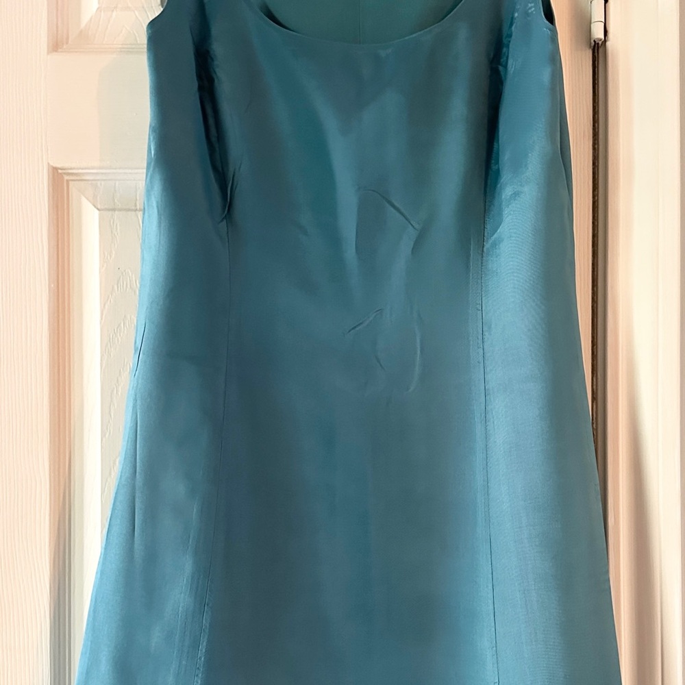 Ann Taylor Turquoise Sleeveless Dress